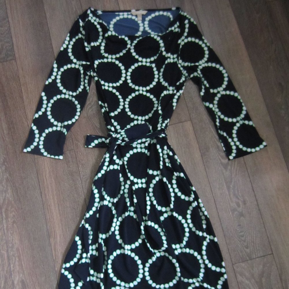 Banana Republic knee-length cowl-neck dress
